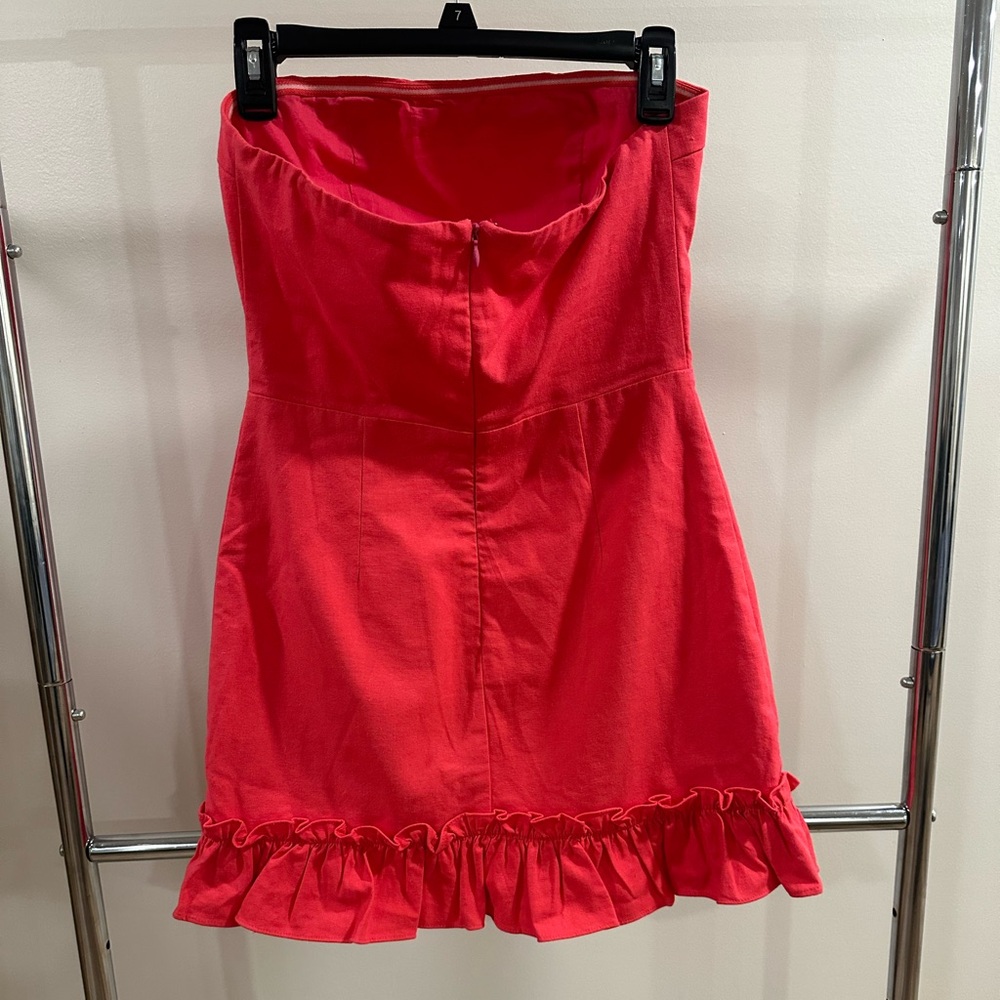 Superdown Brenda Strapless Dress In Pink - Picture 5 of 10